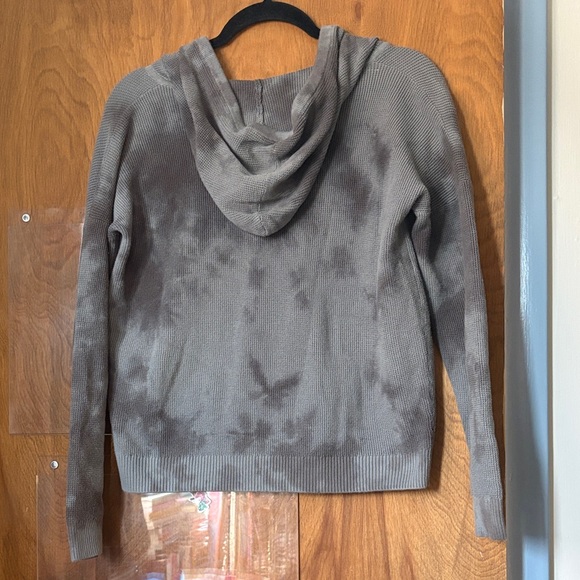 KOKUN Tie Dye Gray Zip-Up Hoodie - Picture 7 of 8